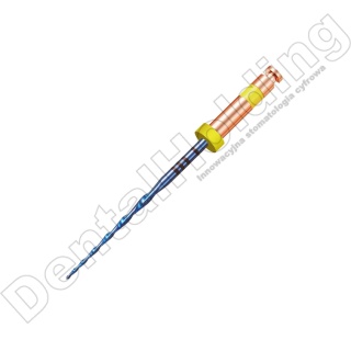 Pilniki maszynowe RC BLUE, system recyprokalny, rozmiar: #R50/.05 (żółte), długość: 31 mm, 6 szt.