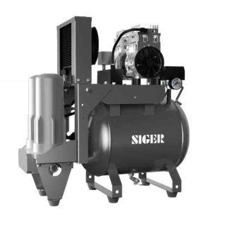 Kompresor bezolejowy dla 1-2 unitów stomatologicznych SIGER Air compressor, Model: SP075