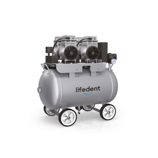 Kompresor bezolejowy dla 3-4 unitów stomatologicznych Lifedent Air compressor, Model: SA150 wyciszony