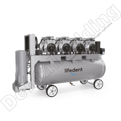 Kompresor bezolejowy dla 7-8 unitów stomatologicznych Lifedent Air compressor model:SP300 Kompresor bezolejowy dla 7-8 unitów stomatologicznych Lifedent Air compressor model:SP300