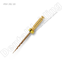 Pilniki maszynowe MG3 II, NiTi Gold, rozmiar: #SV 20/.10 (białe), długośc 19 mm, opakowanie 5 szt.
