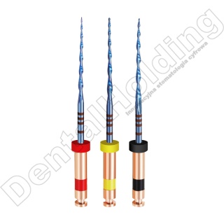 Pilniki maszynowe RC BLUE, system recyprokalny, rozmiar: #R25 #R40 #R50, długość: 21 mm, 6 szt.