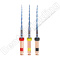 Pilniki maszynowe RC BLUE, system recyprokalny, rozmiar: #R25 #R40 #R50, długość: 21 mm, 6 szt.