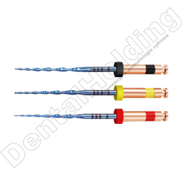 Pilniki maszynowe RC BLUE, system recyprokalny, rozmiar: #R25 #R40 #R50, długość: 21 mm, 6 szt.