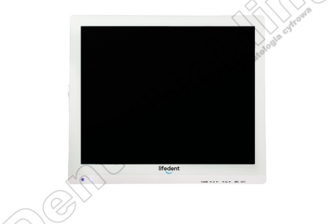 Monitor LIFEDENT 17" z ekranem szklanym (biały) Monitor LIFEDENT 17" z ekranem szklanym (biały)