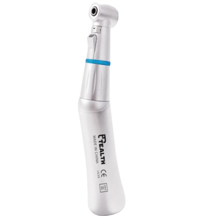 Kątnica ze światłem 1:1, wiertło φ1.6mm, spray wewnętrzny przycisk, / 1:1 fiber optic contra angle, push button Internal irriga