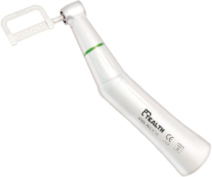 Kątnica ze światłem do narzędzi IPR bez światła zakres ruchu 1,4 mm /IPR 4:1 Fiber optic contra angle, push button, Internal ir