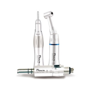 Zestaw końcówekSet: Push button contra angle 1pc Straight handpiece 1pc Air motor 1pc 2 holes