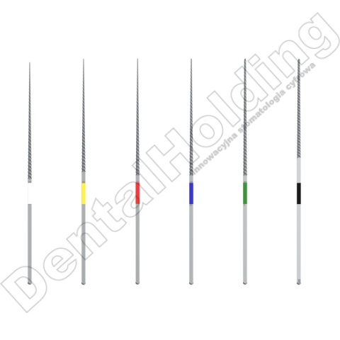 Pilniki endodontyczne do ENDO CHUCK U-FILE, 15# (Białe) Woodpecker - 6 szt.