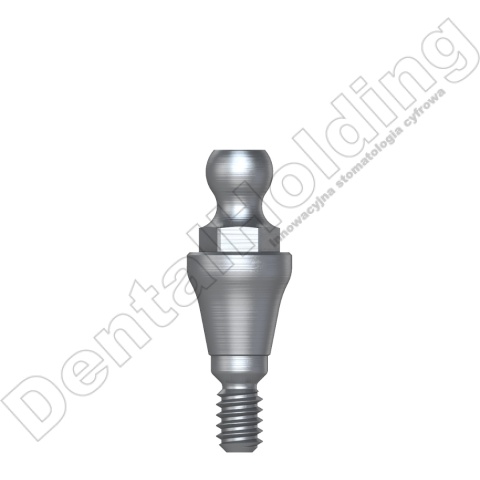 Łącznik kulowy narrow śr. 3,5mm, część dziąsłowa 3mm Hex