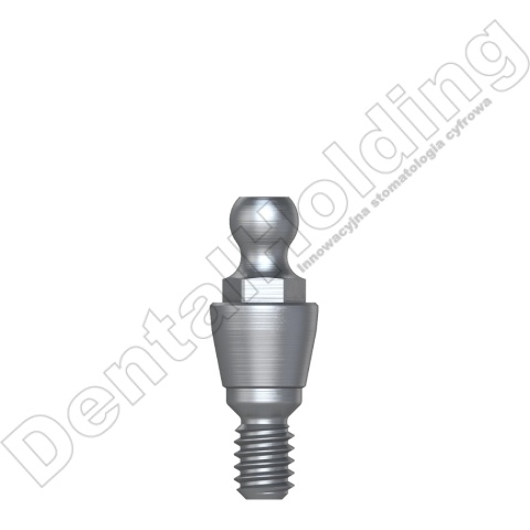 Łącznik kulowy regular śr. 3,5mm, część dziąsłowa 1mm Hex