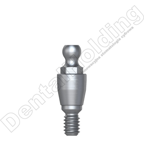 Łącznik kulowy regular śr. 3,5mm, część dziąsłowa 2mm Hex