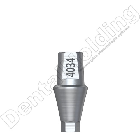 Łącznik prosty Narrow śr. 4,0mm, wys. 4,0mm, część dziąsłowa 3mm Hex