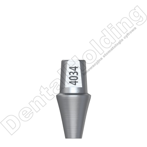 Łącznik prosty Narrow śr. 4,0mm, wys. 4,0mm, część dziąsłowa 3mm Non Hex