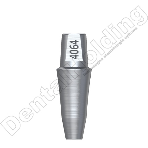 Łącznik prosty Narrow śr. 4,0mm, wys. 4,0mm, część dziąsłowa 6mm Non Hex