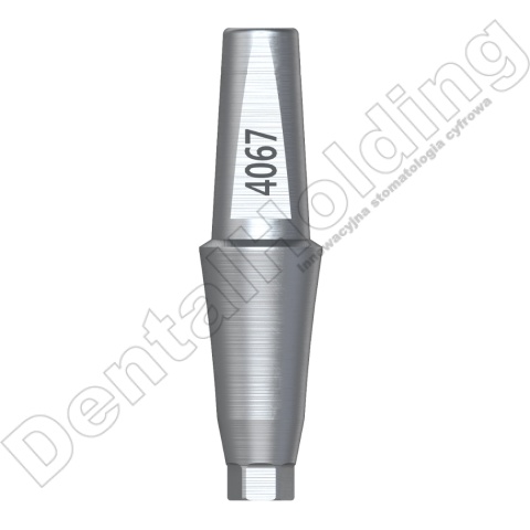Łącznik prosty Narrow śr. 4,0mm, wys. 7,0mm, część dziąsłowa 6mm Hex
