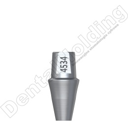 Łącznik prosty regular śr. 4,5mm, wys. 4,0mm, część dziąsłowa 3mm Non Hex