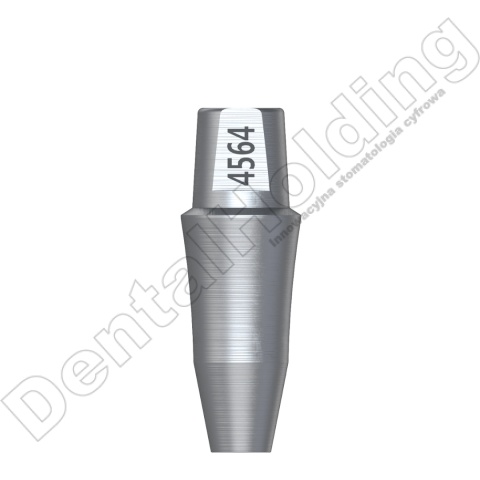 Łącznik prosty regular śr. 4,5mm, wys. 4,0mm, część dziąsłowa 6mm Non Hex