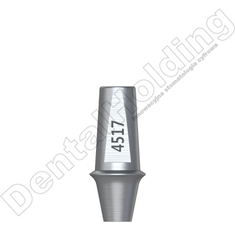 Łącznik prosty regular śr. 4,5mm, wys. 7,0mm, część dziąsłowa 1mm Non Hex