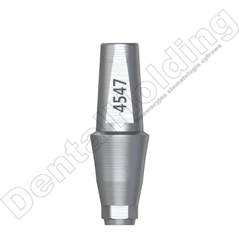 Łącznik prosty regular śr. 4,5mm, wys. 7,0mm, część dziąsłowa 4mm Hex