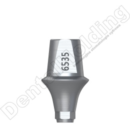 Łącznik prosty regular śr. 6,5mm, wys. 5,5mm, część dziąsłowa 3mm Hex