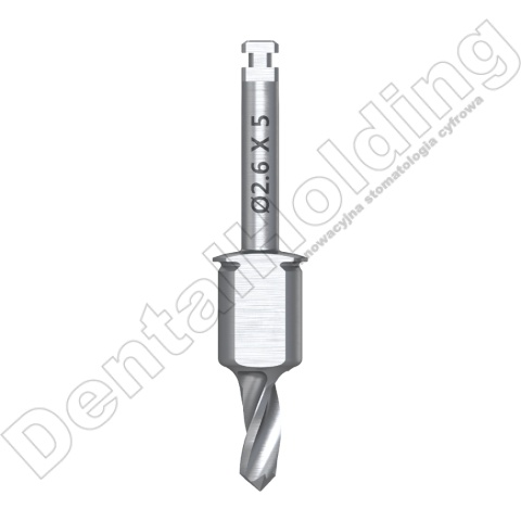 Wiertło do wiercenia ścieżek śr. 2,6mm, dł. 5,0mm