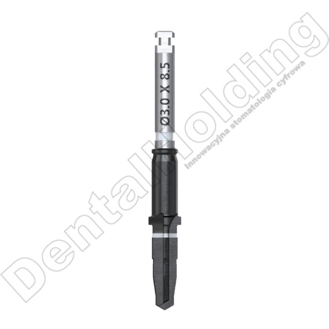 Wiertło końcowe chirurgiczne śr. 3,0mm, dł. 8,5mm