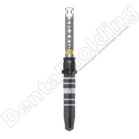 Wiertło końcowe chirurgiczne śr. 3,4mm, dł. 14,5mm