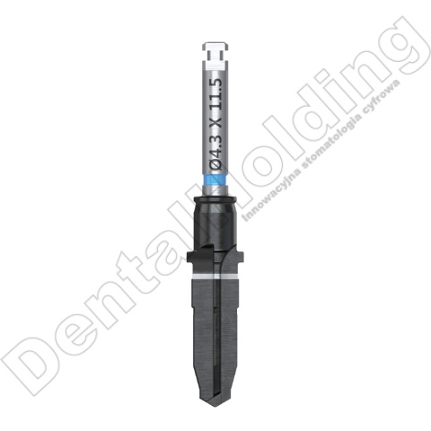 Wiertło końcowe chirurgiczne śr. 4,3mm, dł. 11,5mm