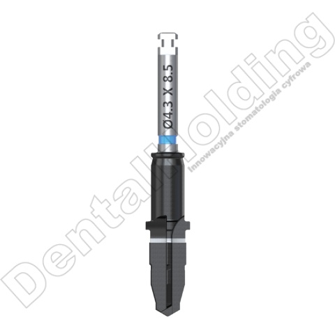 Wiertło końcowe chirurgiczne śr. 4,3mm, dł. 8,5mm