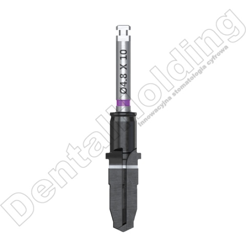Wiertło końcowe chirurgiczne śr. 4,8mm, dł. 10,0mm