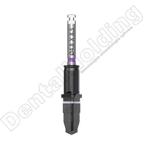 Wiertło końcowe chirurgiczne śr. 4,8mm, dł. 8,5mm