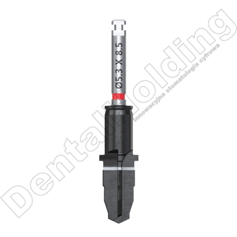 Wiertło końcowe chirurgiczne śr. 5,3mm, dł. 8,5mm
