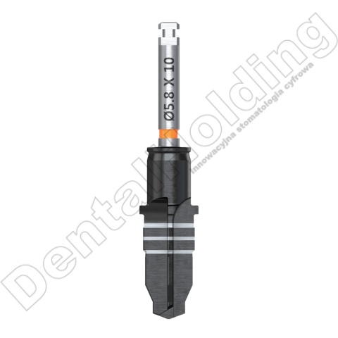 Wiertło końcowe chirurgiczne śr. 5,8mm, dł. 10,0mm