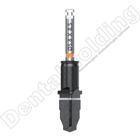 Wiertło końcowe chirurgiczne śr. 5,8mm, dł. 8,5mm