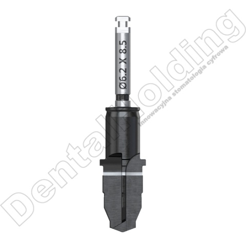 Wiertło końcowe chirurgiczne śr. 6,2mm, dł. 8,5mm