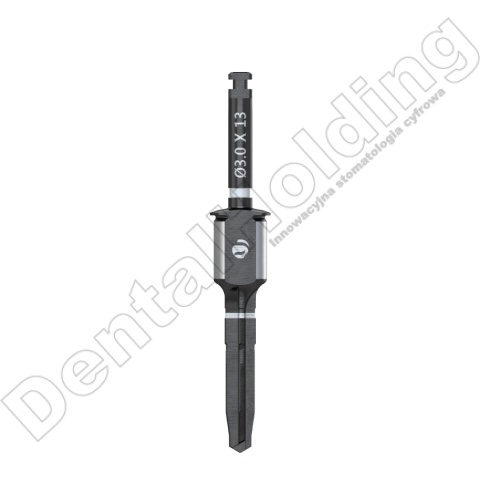 Wiertło końcowe do szablonów śr. 3,0mm, dł. 13,0mm
