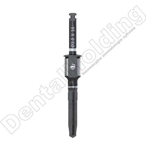 Wiertło końcowe do szablonów śr. 3,0mm, dł. 16,0mm