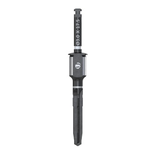 Wiertło końcowe do szablonów śr. 3,0mm, dł. 17,5mm