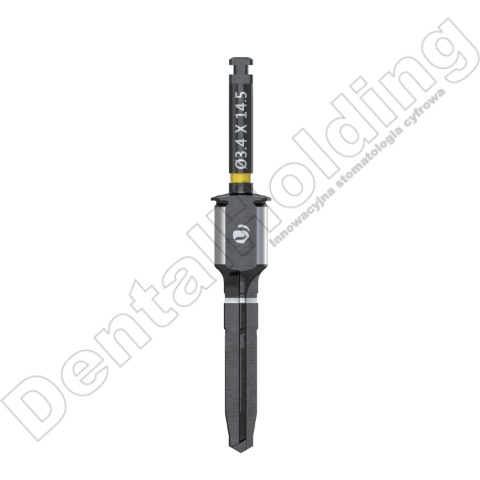 Wiertło końcowe do szablonów śr. 3,4mm, dł. 14,5mm