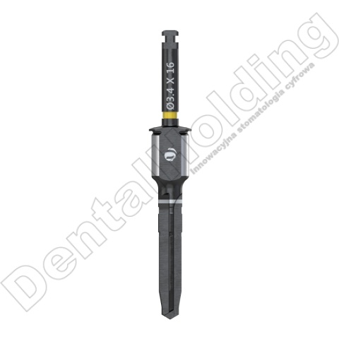 Wiertło końcowe do szablonów śr. 3,4mm, dł. 16,0mm