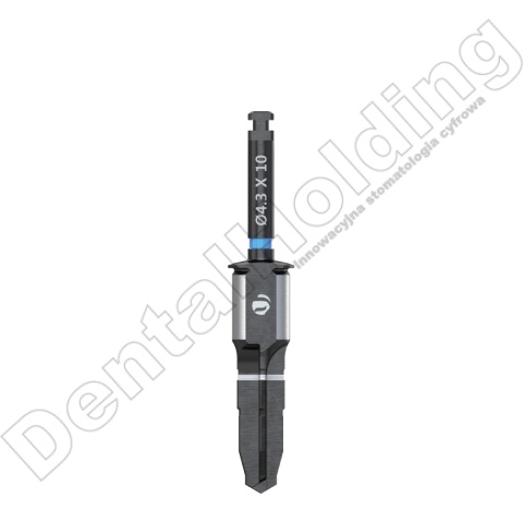 Wiertło końcowe do szablonów śr. 4,3mm, dł. 10,0mm