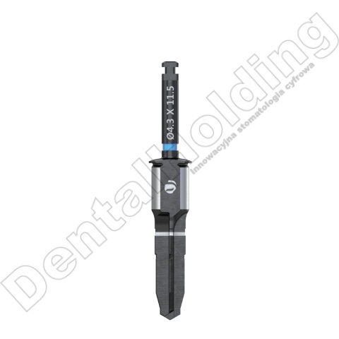 Wiertło końcowe do szablonów śr. 4,3mm, dł. 11,5mm