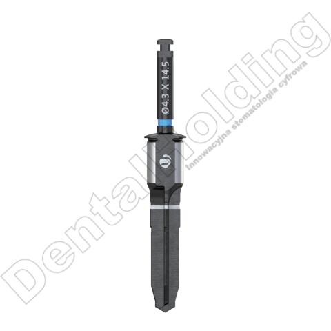 Wiertło końcowe do szablonów śr. 4,3mm, dł. 14,5mm
