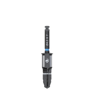 Wiertło końcowe do szablonów śr. 4,3mm, dł. 7,0mm