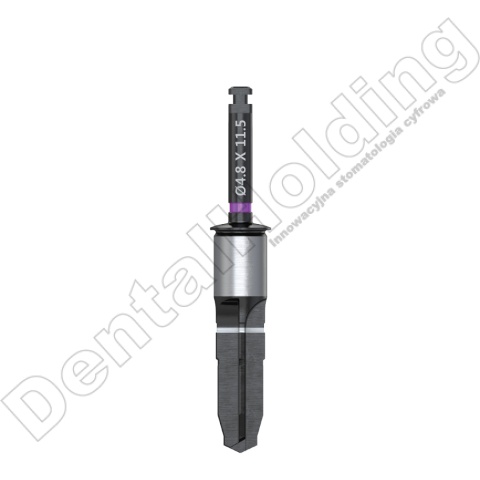 Wiertło końcowe do szablonów śr. 4,8mm, dł. 11,5mm