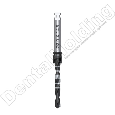 Wiertło wstępne chirurgiczne śr. 2,0mm, dł. 14,5mm