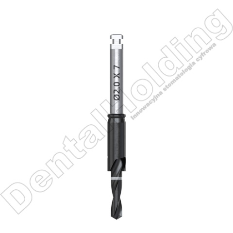 Wiertło wstępne chirurgiczne śr. 2,0mm, dł. 7,0mm
