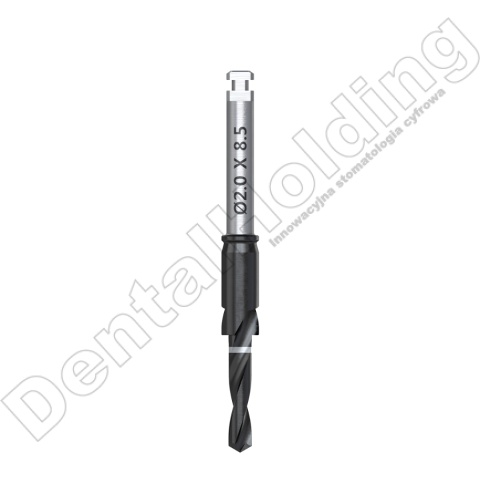 Wiertło wstępne chirurgiczne śr. 2,0mm, dł. 8,5mm
