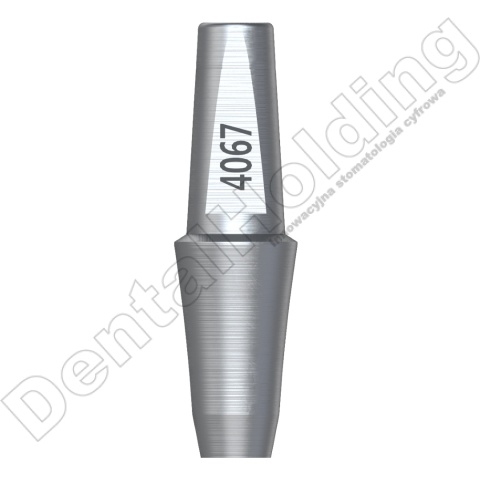 Łącznik prosty Narrow śr. 4,0mm, wys. 7,0mm, część dziąsłowa 6mm Non Hex